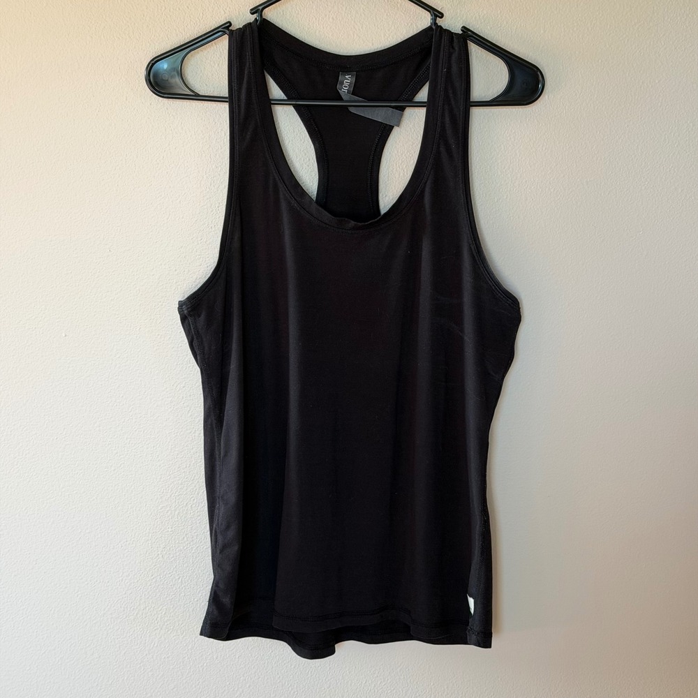 Vuori Black Racerback Tank Top Large